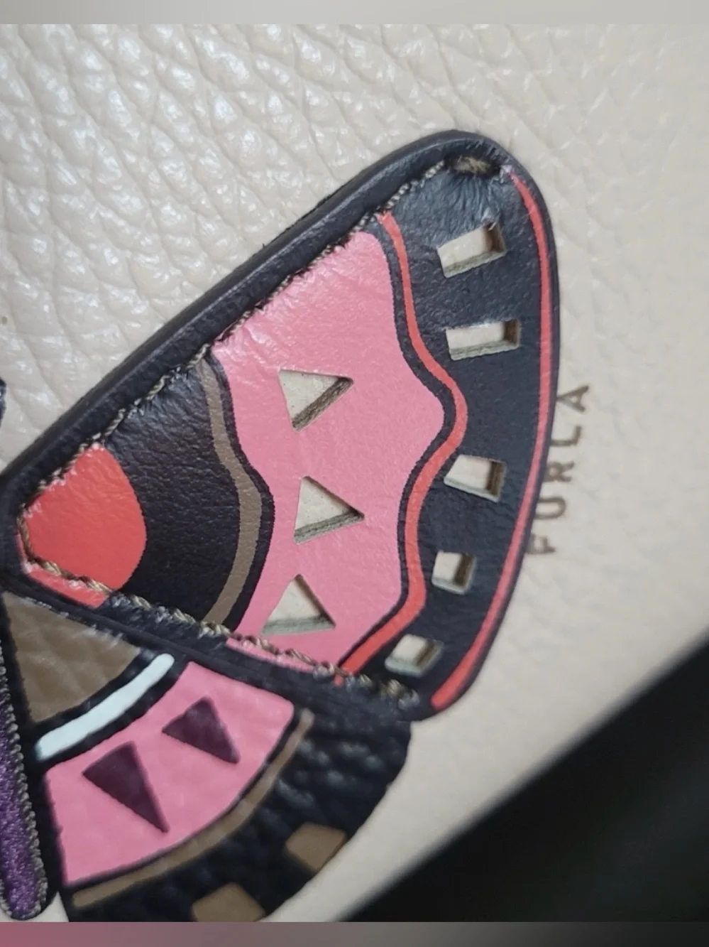 Furla Leather Butterfly Mini Tote Crossbody Bag - Picture 5 of 16
